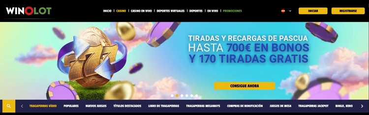 Casino online Winolot reseña, bonos en España