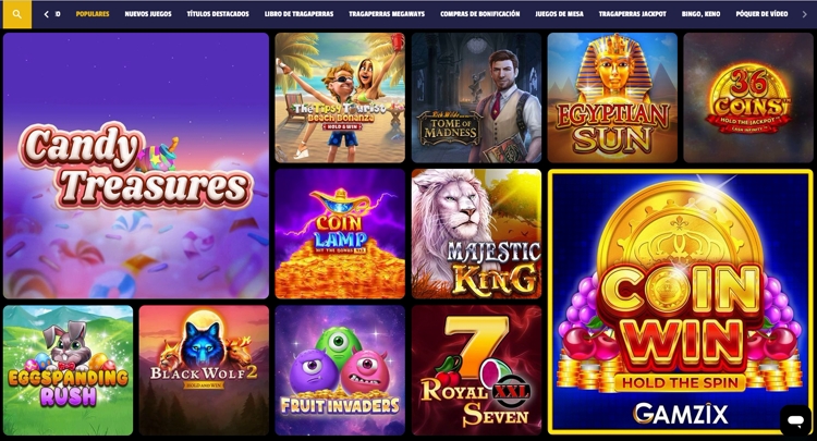 Casino online Winolot variedad de juegos
